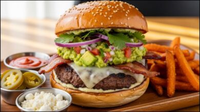 Southwest Chipotle Burgers