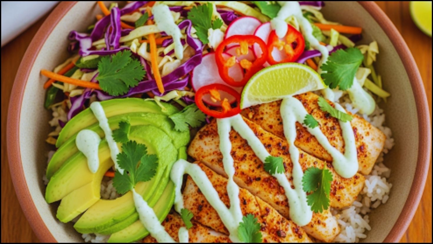 Spicy Fish Taco Bowls