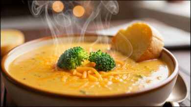 Super Easy Crockpot Broccoli Cheese Soup