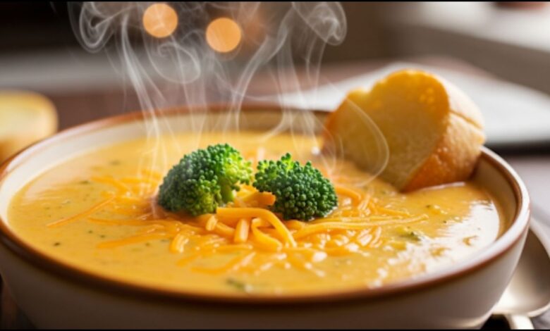 Super Easy Crockpot Broccoli Cheese Soup