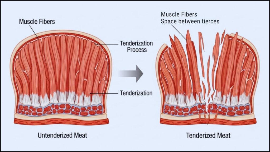 tenderized vs untenderized meat