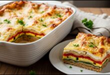 Whole Wheat Roasted Veggie Lasagna