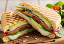 Avocado Veggie Panini