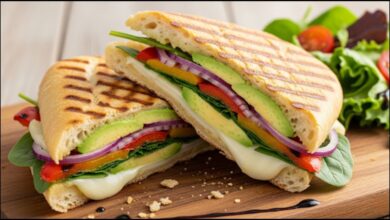 Avocado Veggie Panini
