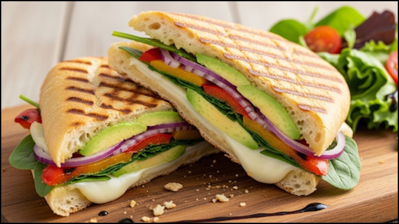 Avocado Veggie Panini