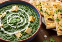 Healthy Homemade Palak Paneer