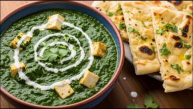 Healthy Homemade Palak Paneer