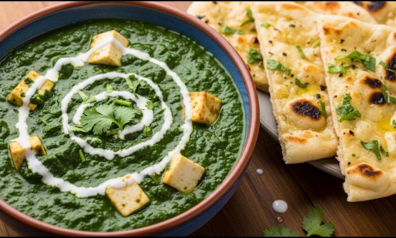 Healthy Homemade Palak Paneer