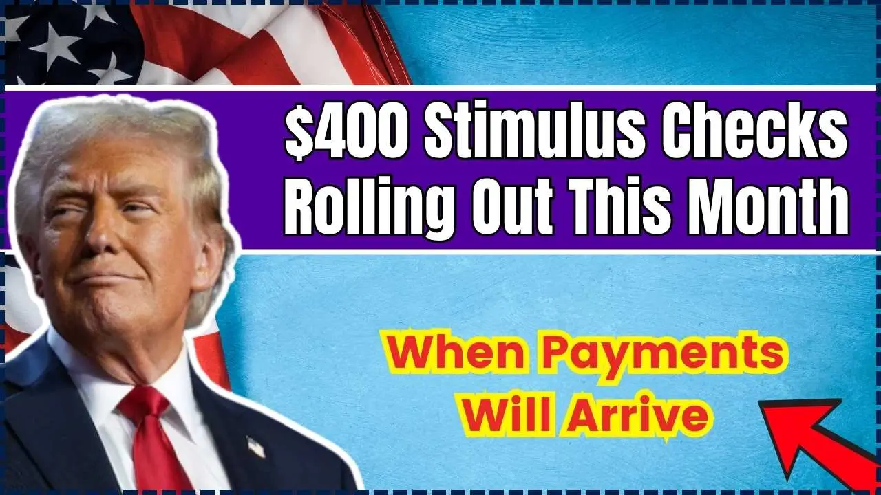 $400 Stimulus Checks Rolling Out
