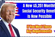 $5,251 Monthly Social Security Benefit