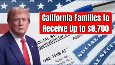 California Families to Receive Up to $8,700
