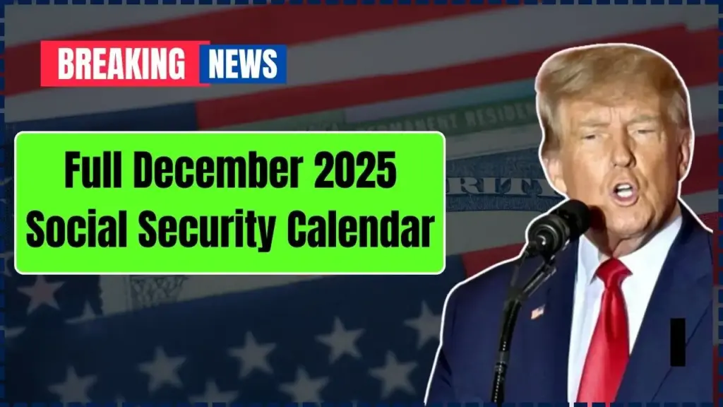 Full December 2025 Social Security Calendar