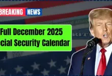 Full December 2025 Social Security Calendar