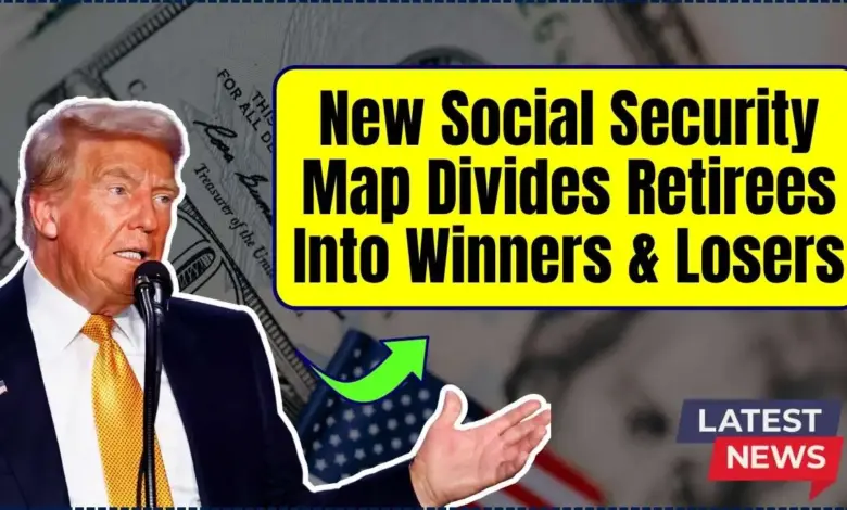 New Social Security Map Divides Retirees