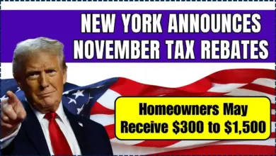 New York Announces November Tax Rebates