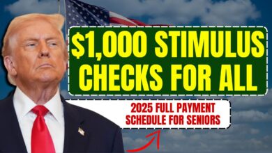 $1,000 Stimulus Checks for All – 2025 Full Payment Schedule for Seniors