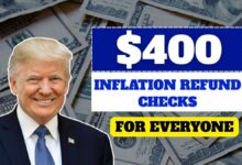 $400 Inflation Refund Checks Announced for Everyone, Payment Disbursment Started