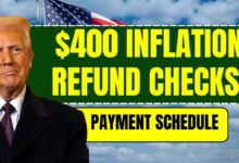 $400 Inflation Refund Checks for Everyone – 2025 December Payment Schedule