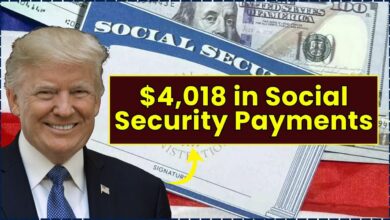 $4,018 in Social Security Payments