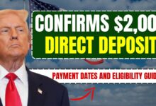 IRS Confirms $2,000 Direct Deposit for December Payment Dates and Eligibility Guide
