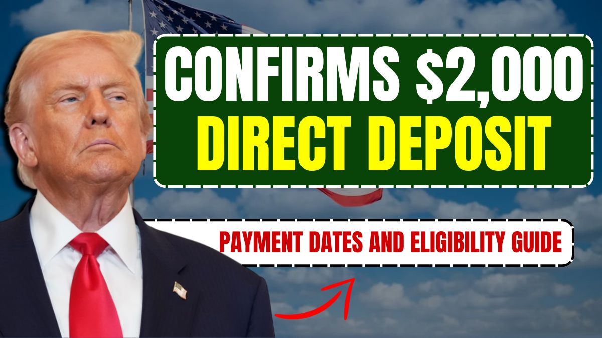 IRS Confirms $2,000 Direct Deposit for December Payment Dates and Eligibility Guide