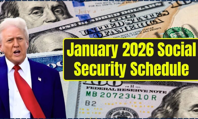 January 2026 Social Security Schedule