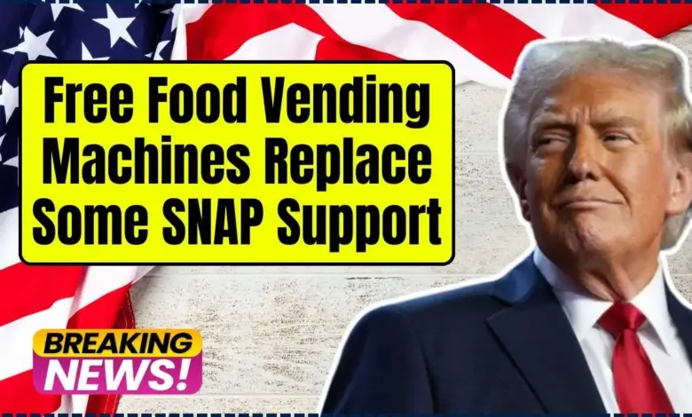 Free Food Vending Machines Replace Some SNAP Support