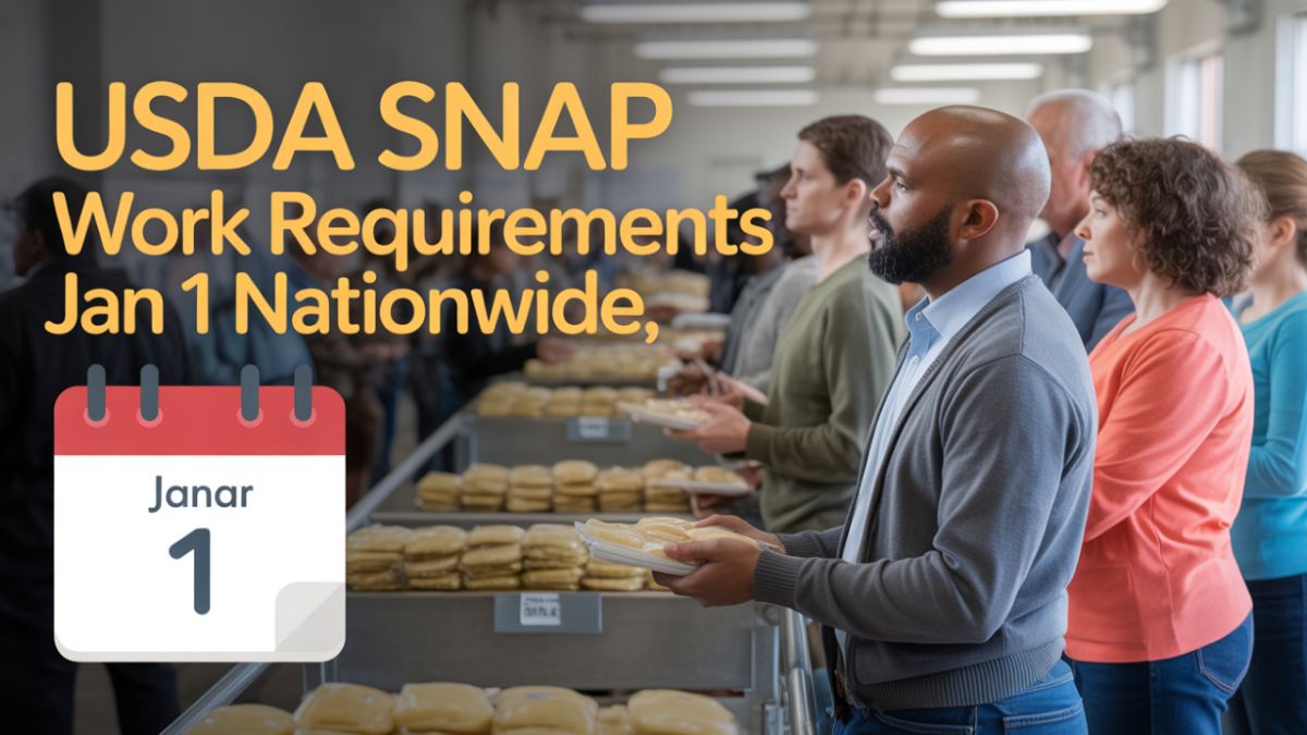 USDA Sets New Work Requirements For SNAP Starting January 1 Nationwide