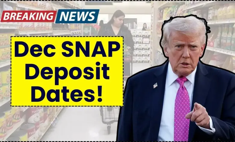 December SNAP Deposit Dates